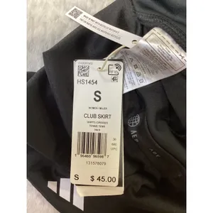 Adidas Club Skirt Women Black Tennis Skort AEROREADY HS1454 Size S thumbnail 7