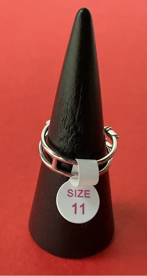 Bomb Party RBP5529 “Hopelessly Yours” Cubic Zirconia on .925 SSS Sz 11 Ring NWT thumbnail 3