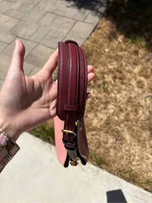 Coach Leather Crossbody Handbag With Short Strap Including Tag Pink thumbnail 5