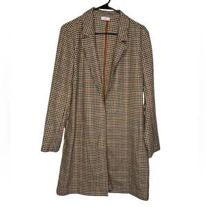 ✨ J.Jill Houndstooth Open Front‎ Jacket Coat Size M ✨ thumbnail 2