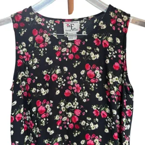 Vintage‎ 90's Floral Maxi Sleeveless Dress Sz 6 thumbnail 2