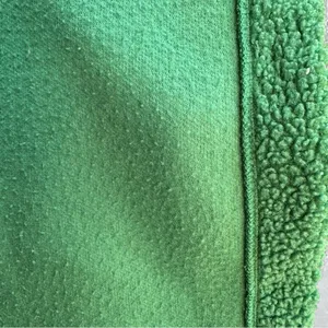 American Eagle Teddy Shacket Jacket Women’s L Green Button Front Cozy Overshirt thumbnail 7