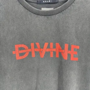 Ksubi‎ Divine Graphic Tee XL Black Washed Streetwear Casual Minimalist Skater thumbnail 4