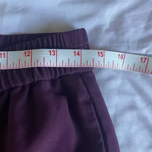 Ann Taylor Burgundy Wide-Leg Crop Dress Pants thumbnail 4