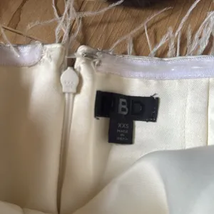 NBD Gracy Mini Dress in White & Silver thumbnail 4