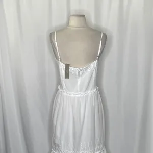 NWT!! J. CREW Sorrento Dress Cotton Voile Solid White Bridal Preppy XXS XX-Small thumbnail 11