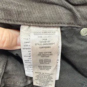 Good American Good 90’s Duster Brown Jeans Straight Leg‎ Coffee Size 26 thumbnail 6