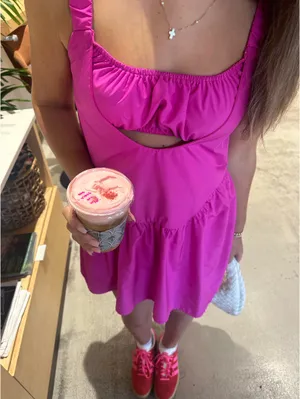 Pink Amazon Workout Dress thumbnail 1
