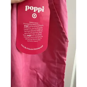 Poppi Pajama Pants Lounge‎ Merch Pink XL NWT Elastic Waist Button Fly thumbnail 4