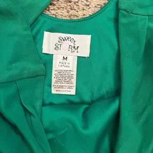 Sweet Storm Green mini cocktail dress thumbnail 3