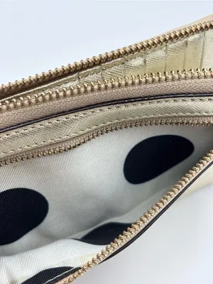 kate spade‎ Metallic Gold Zip Wristlet Wallet thumbnail 5