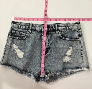 Forever 21 Distressed Denim Cut-Off Jean Shorts thumbnail 5