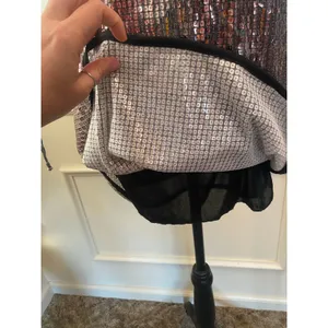 Y2K Night Out Urban Vibe Metallic Sequin Mesh Layer Animal Print Mini Dress thumbnail 4