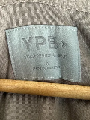 Abercrombie & Fitch YPB NeoKNIT Active Full-Zip Hoodie Tan Brown Small thumbnail 3