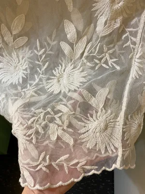 Anthropologie Everleigh Floral Lace Long Sleeve Shirt thumbnail 3