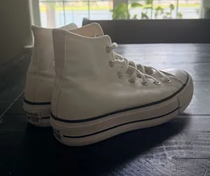 White High-Top Converse thumbnail 1