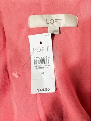 Ann Taylor LOFT Women's Two-Tone Sleeveless Spaghetti Strap Top Size M thumbnail 5