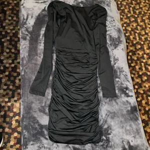 Princess Polly Santanna Mini Dress in Black Size 2 New with tag thumbnail 8