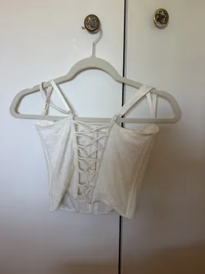 Shein Crop Top White thumbnail 2