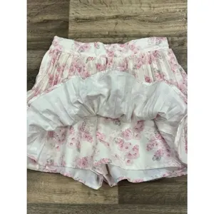 Cider Ruffle Floral Tiered Mini Skirt Skort Women’s XS thumbnail 3