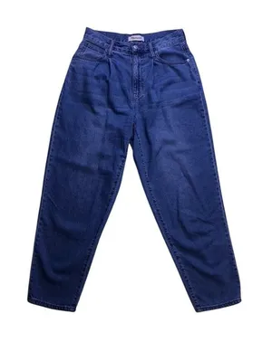 Madewell Baggy Tapered Jeans Women 26 Blue High Rise Tapered‎ Leg CKP455309239 thumbnail 1