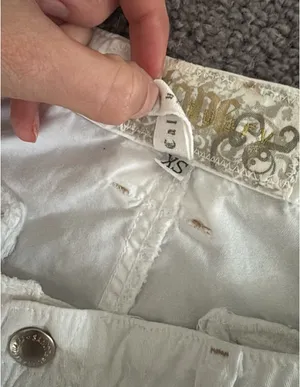 Y2K White Capris thumbnail 5
