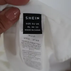 SHEIN White Halter Neck Maxi Dress XL US 12 Draped Waist Tie Back thumbnail 2