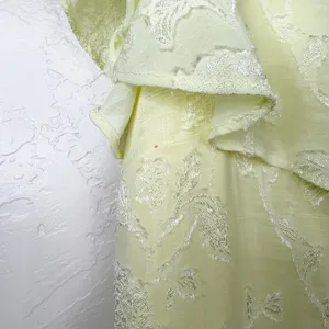 NEW Lulus Pretty Perfect Yellow Burnout Floral Off-the-Shoulder Midi Dress XXL thumbnail 10