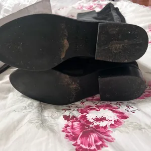 Nine West Black Leather Riding Boots thumbnail 8