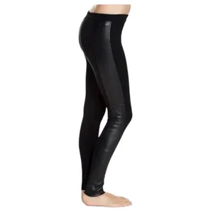 Alice + Olivia leather Ponte black leggings 0 New without tags thumbnail 2
