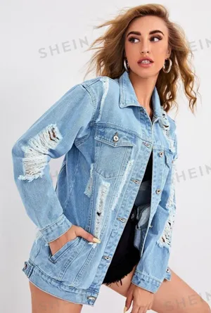 SheIn Jean Jacket thumbnail 1