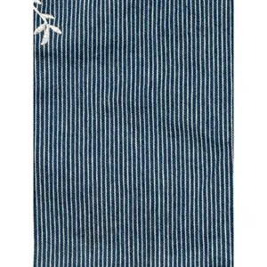 Abercrombie & Fitch Y2K Blue Pinstripe Embroidered Denim Mini‎ Skirt Size 8 thumbnail 5