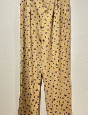 Le lis Floral Print Tan Pants thumbnail 2