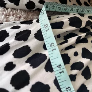 ASOS Dalmatian Spot Print Babydoll Dress Long Sleeve V Neck NWOT Womens 4 thumbnail 9