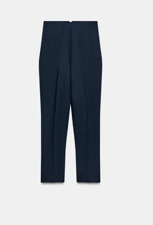 Navy Zara Dress Pants thumbnail 3