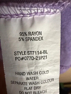 Lightweight Lavender Short Sleeve Crewneck Tee thumbnail 5
