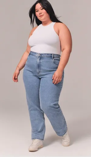 Curve Love Ultra High Rise Jeans thumbnail 1