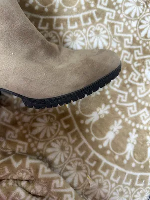 Dr. Scholl's Taupe Knee-High Block Heel Buckle Boots thumbnail 9