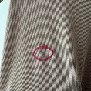 Zara Ribbed Basic Brown‎ Taupe V Neck Top thumbnail 5