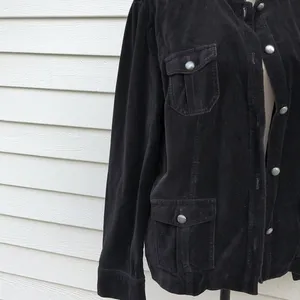 Charter Club Mock Neck Collar Velveteen Jacket thumbnail 4