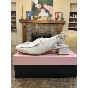 Kate Spade New York Sahiba Sling Back Pump White Crocodile Print Size‎ 8.5M thumbnail 2