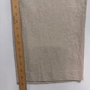 Old‎ Navy Taylor Wide Leg Trousers Womens L Beige Linen Blend High Rise Office thumbnail 11