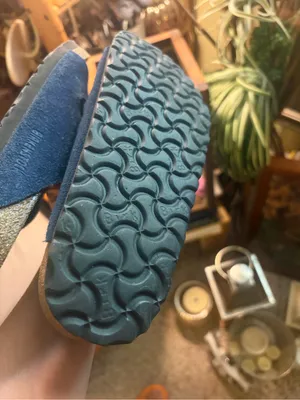 Birkenstock Navy Suede Arizona Double Strap Sandals thumbnail 7