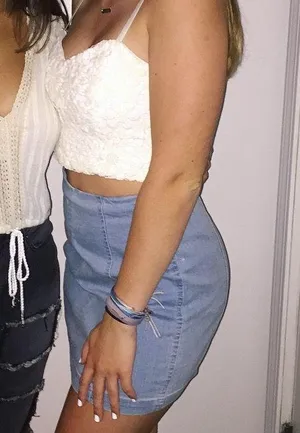 Em & Elle Boutique Blue Jean Skirt thumbnail 1