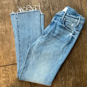 Mother Denim The Hustler Ankle Fray On The Ropes Jeans Size 27 thumbnail 9