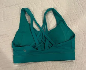 Lululemon Athletica Teal Sports Bra thumbnail 2