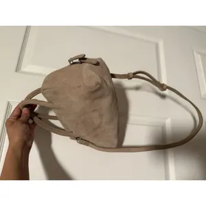 Zara Suede Leather Collection Bowling Bag‎ Crossbody thumbnail 3