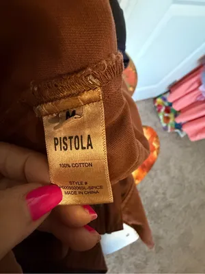 NWT Pistola Jessa oversized Utility jacket in Spice brown full zip Size medium thumbnail 11
