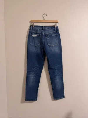 Vervet Women's Boyfriend Button-Fly Jeans - Blue thumbnail 3
