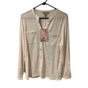 Carolyn Taylor Button Down Long Sleeve or 3/4 Sleeves SEE PIC. Size XL BRAND NEW thumbnail 8